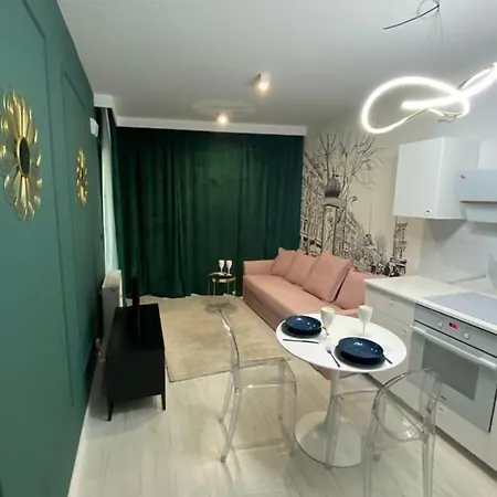 Apartament Glamour Szklane Tarasy St55 제수프